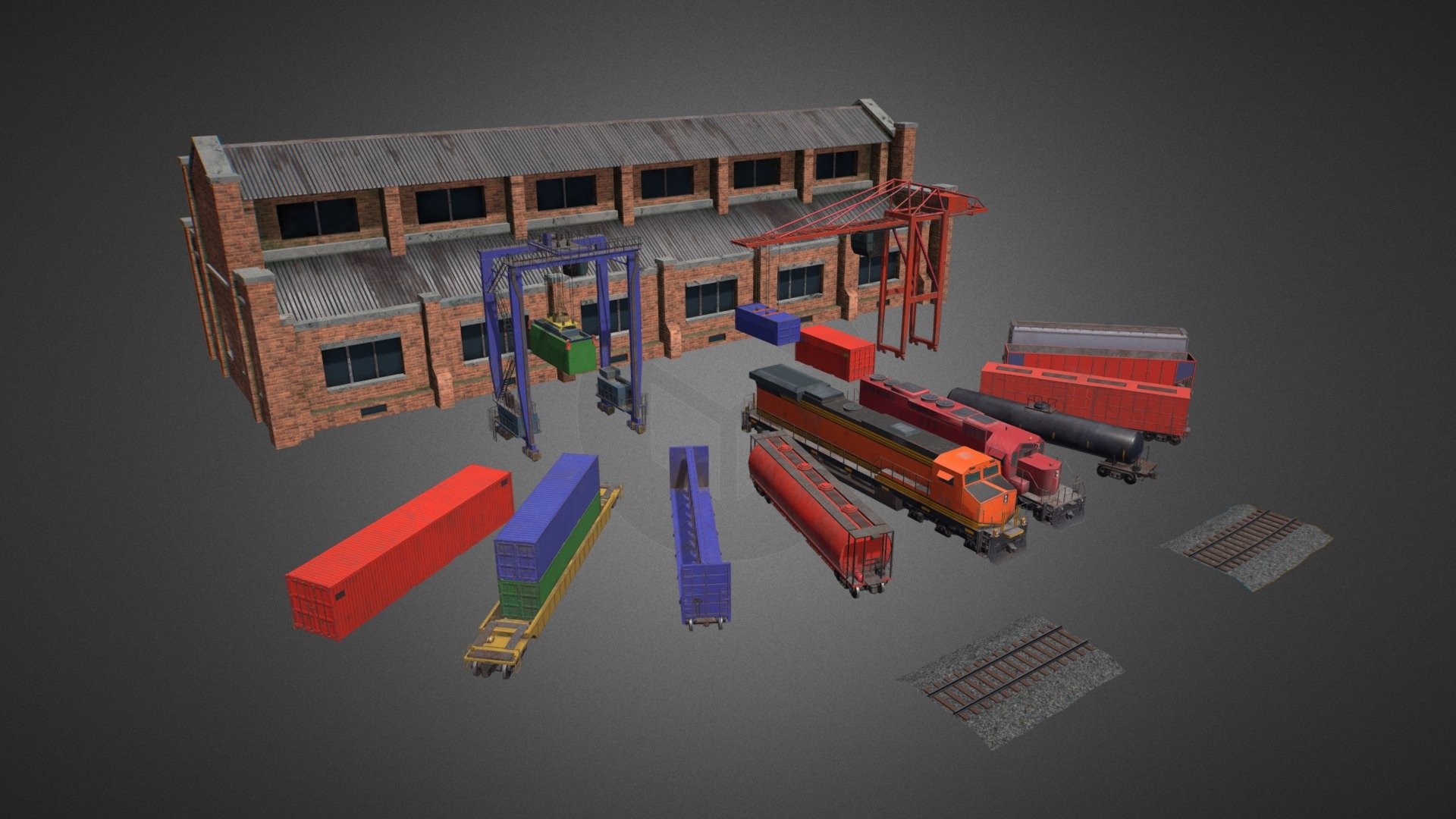 Trains Pack for Game Dev