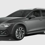 volkswagen golf variant alltrack 2021 3d model