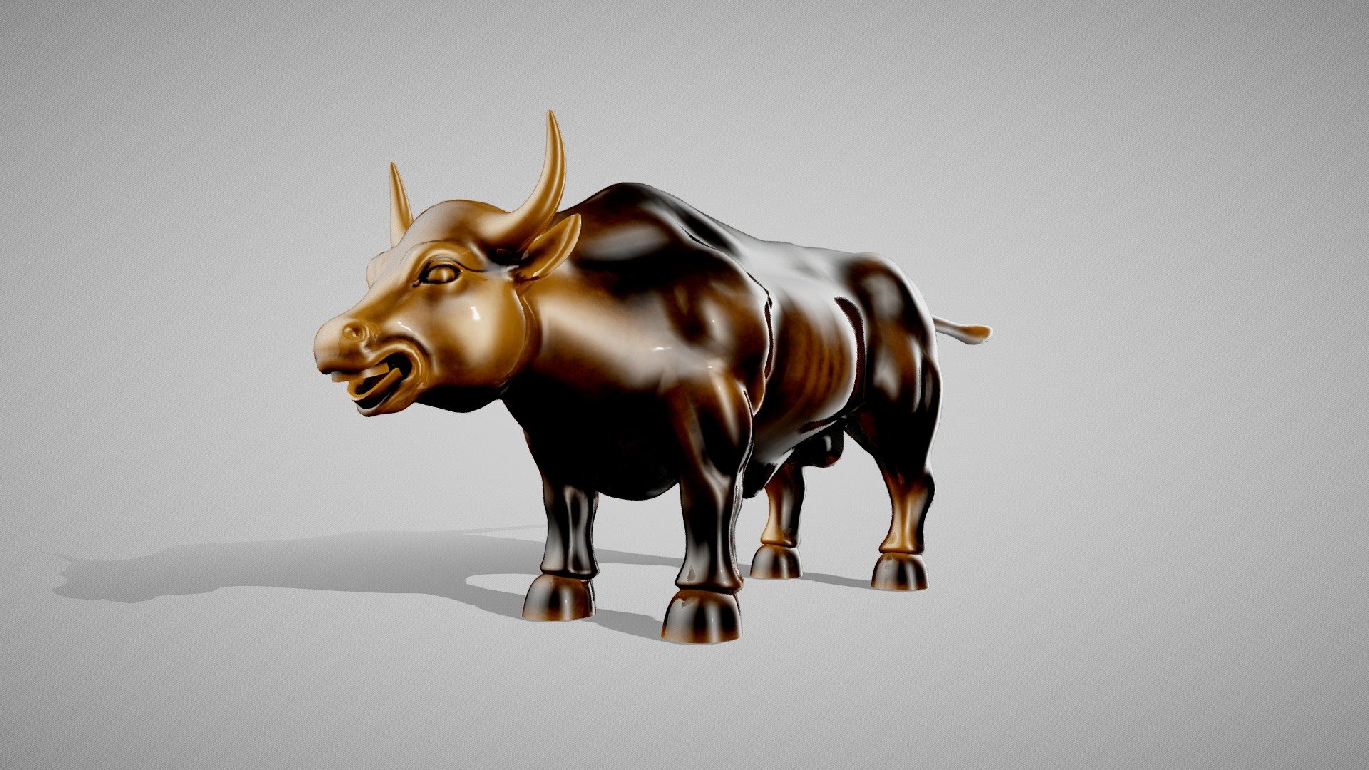 WallStreet Bull Sculpture