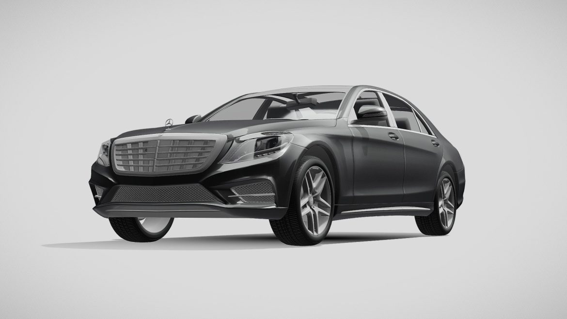 amg mercedes benz s 500 w222 2013 3d model