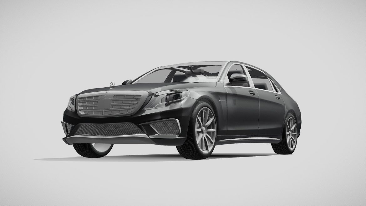 amg mercedes maybach x222 2015 3d model