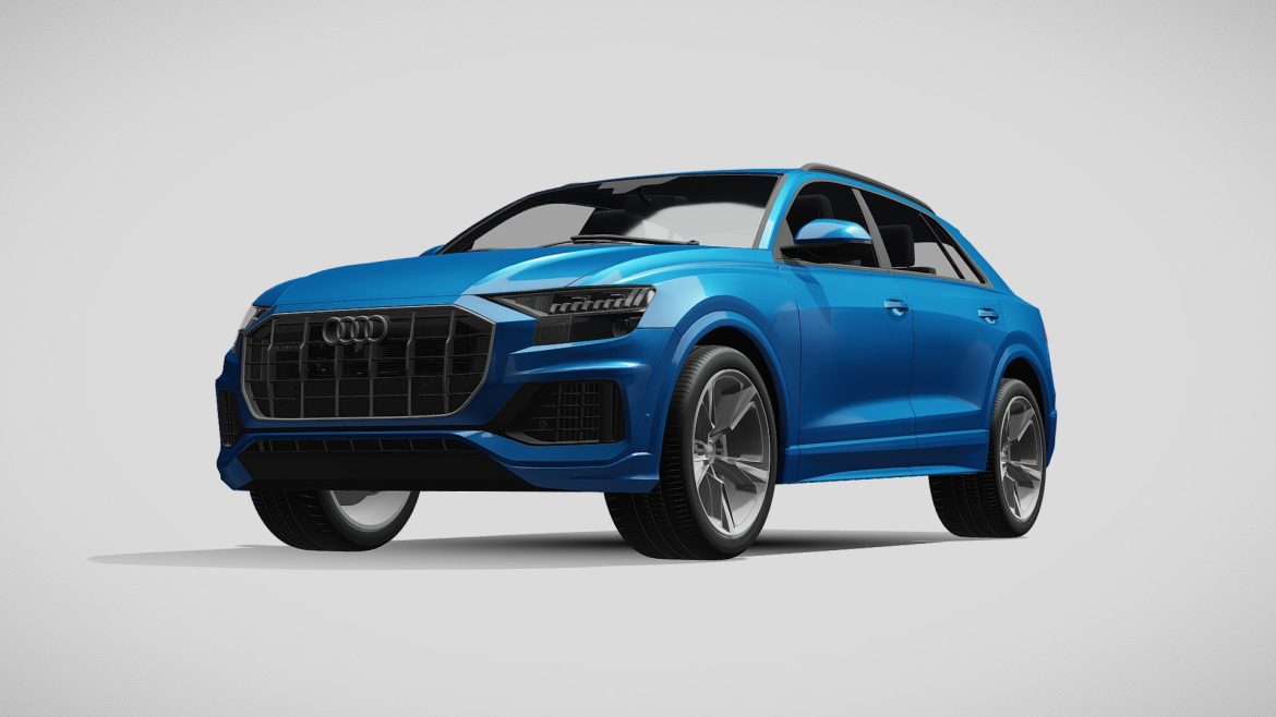 audi q8 55 tfsi quattro 2018 3d model
