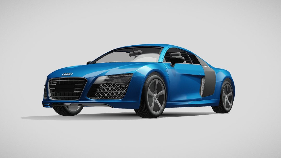 audi r8 e tronprototype 2013 3d model