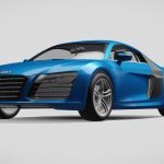 audi r8 v10 2013 3d model