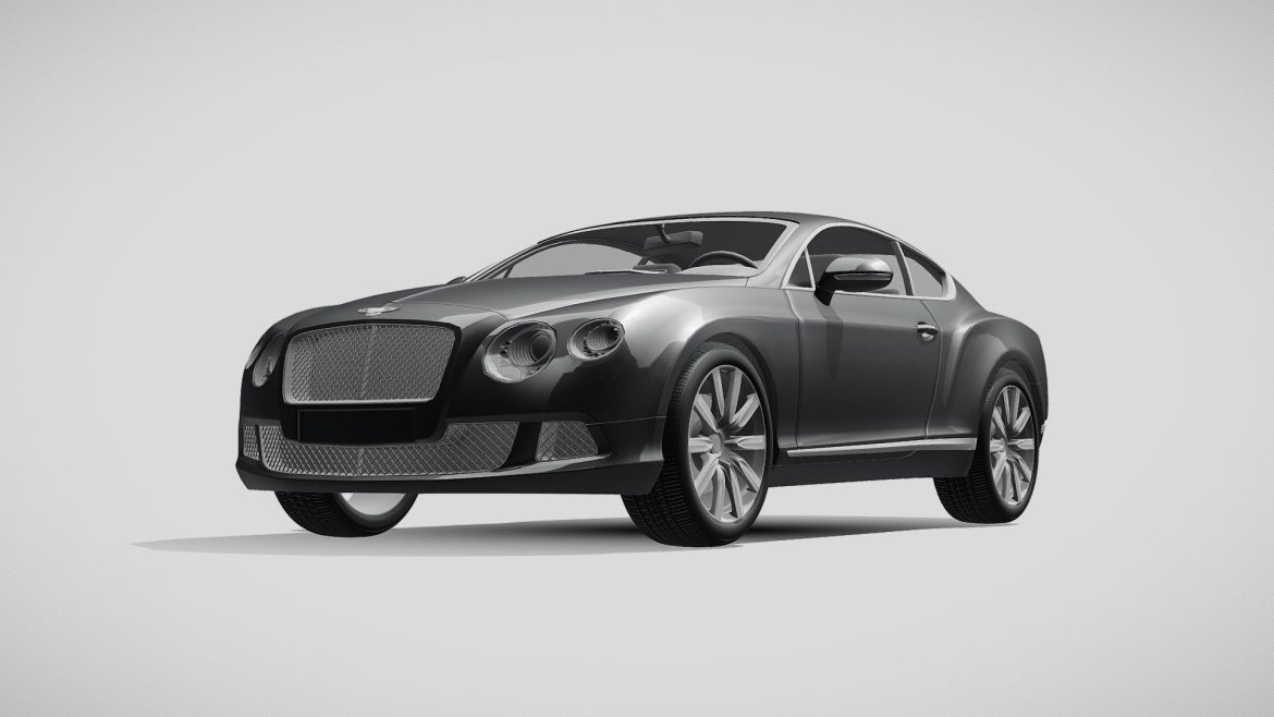 bentley continental gt 2011 3d model
