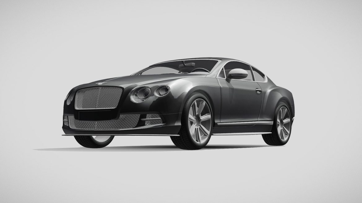 bentley continental gt mulliner styling 2011 3d model