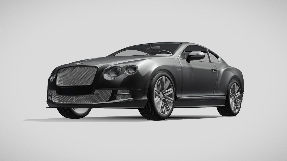 bentley continental gt speed 2014 3d model