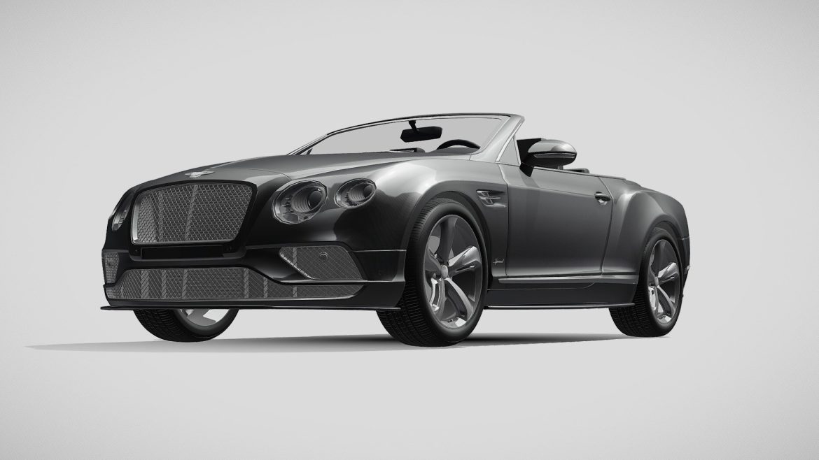 bentley continental gt speed convertible 2015 3d model