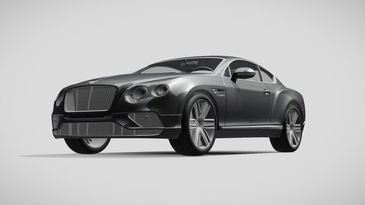 bentley continental gt v8 2015 3d model