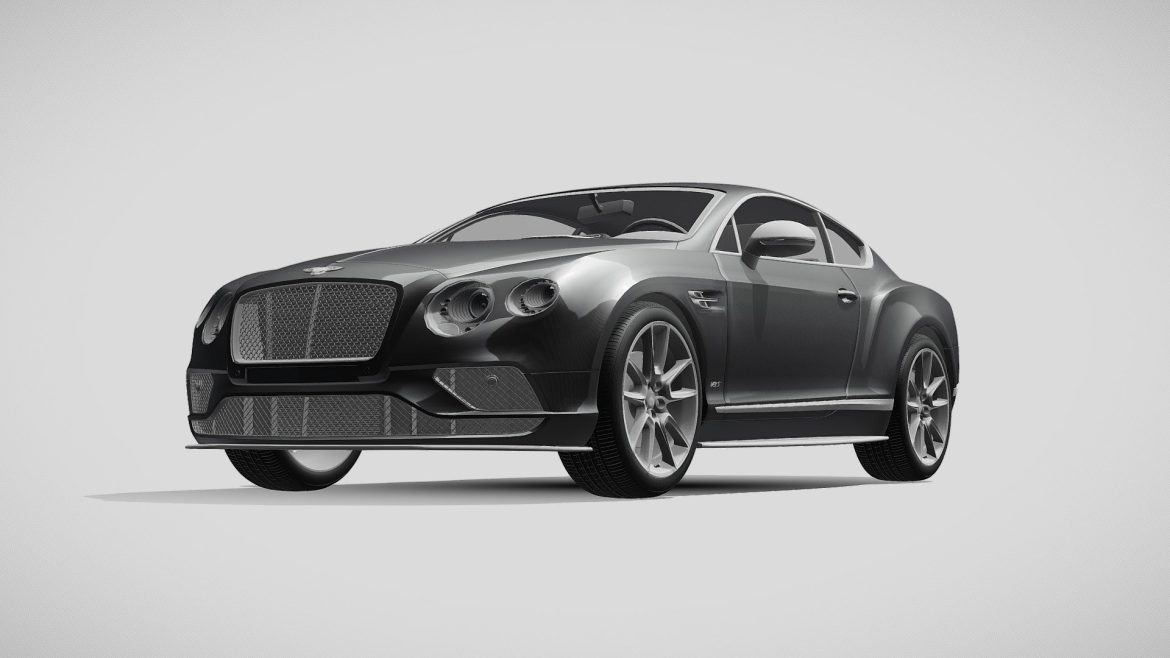 bentley continental gt v8 s 2015 3d model