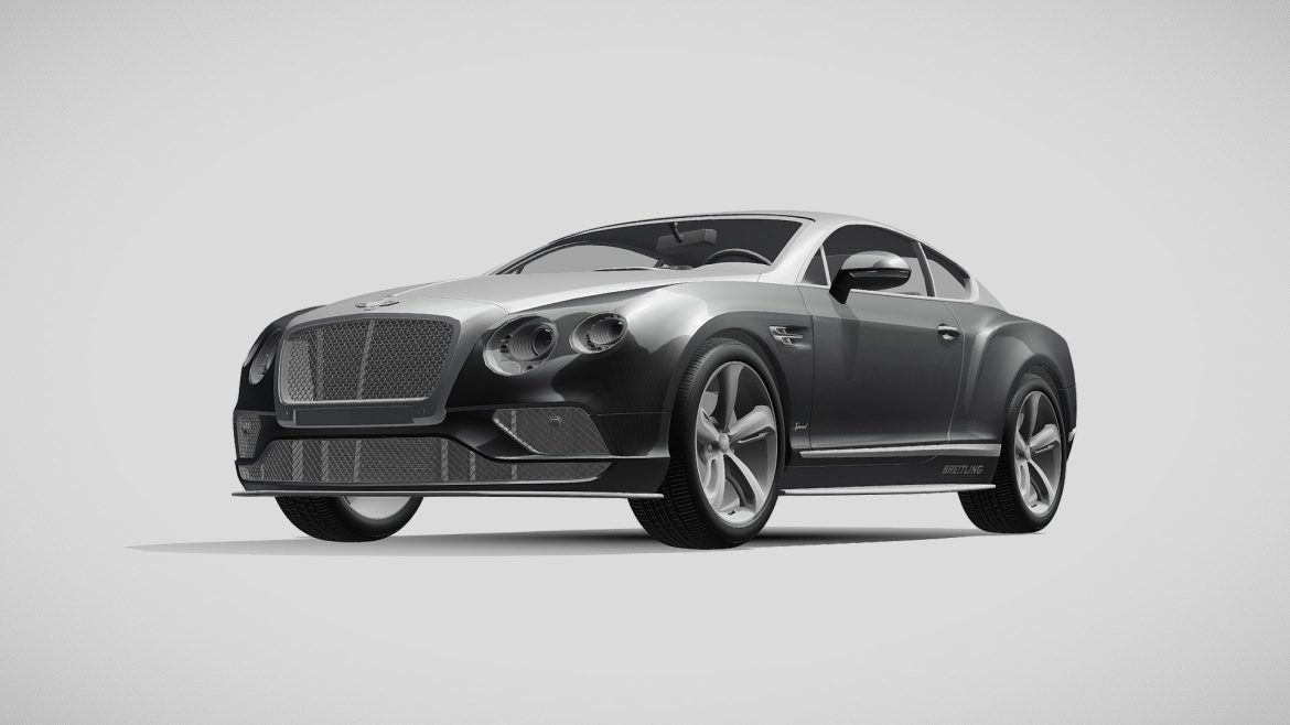 bentley gt speed breitling jeteam series 2016 3d model