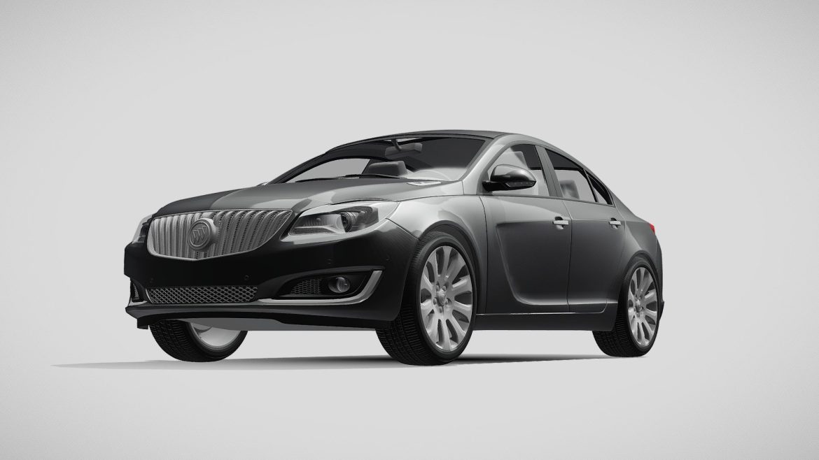 buick regal 3d model