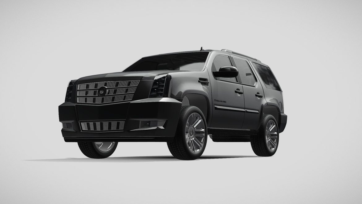 cadillac escalade 2011 platinum 3d model