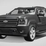 chevrolet avalanche ltz 3d model