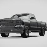 chevrolet silverado lt regular cab lb 3d model