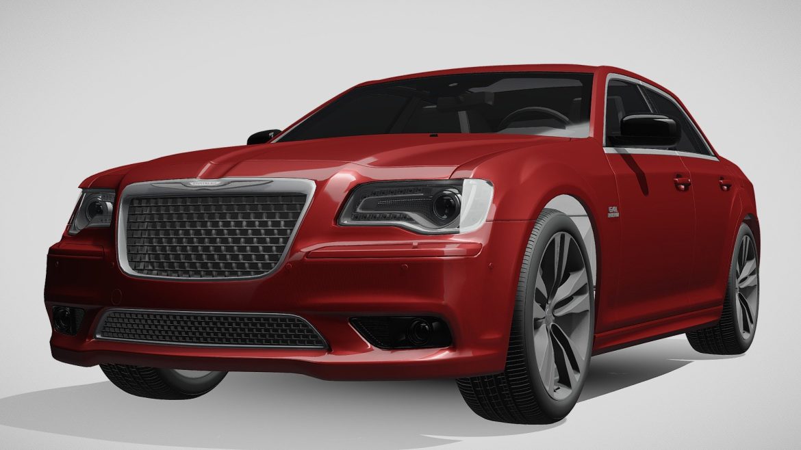 chrysler 300 srt8 satin vapor lx2 2014 3d model