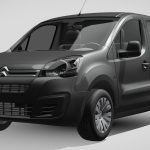 citroen berlingo van l2 full electric 2017 3d model