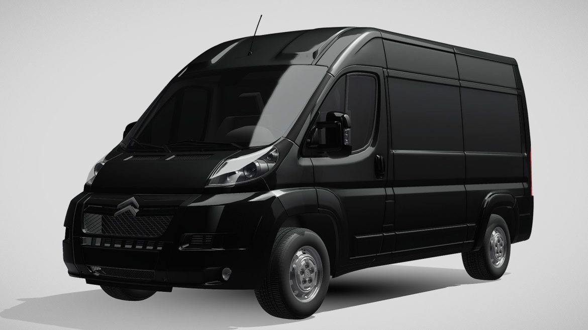 citroen jumper 250 l2h2 2006 2014 3d model