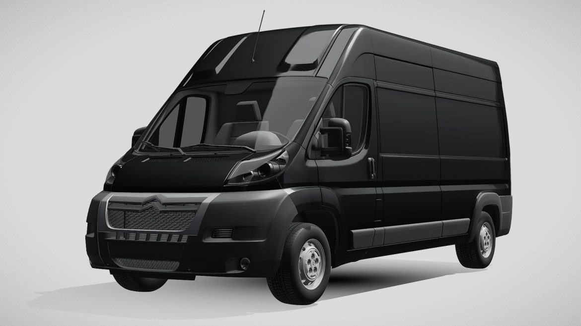 citroen jumper van l3h3 2006 2014 3d model