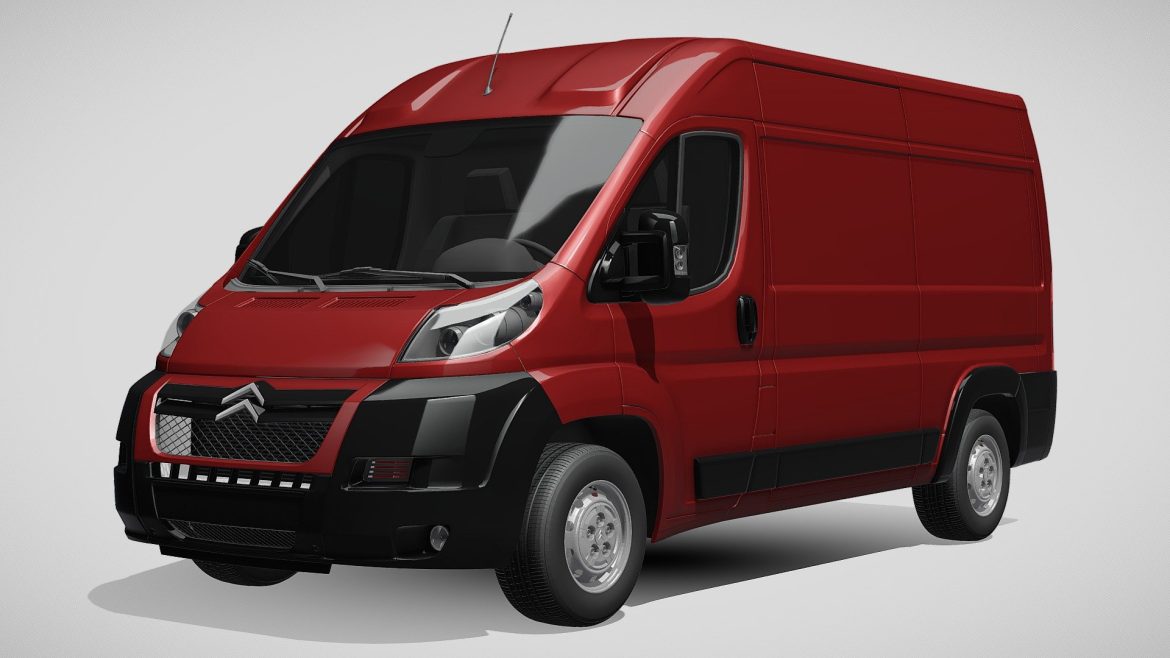 citroen relay van l2h2 2006 2014 3d model