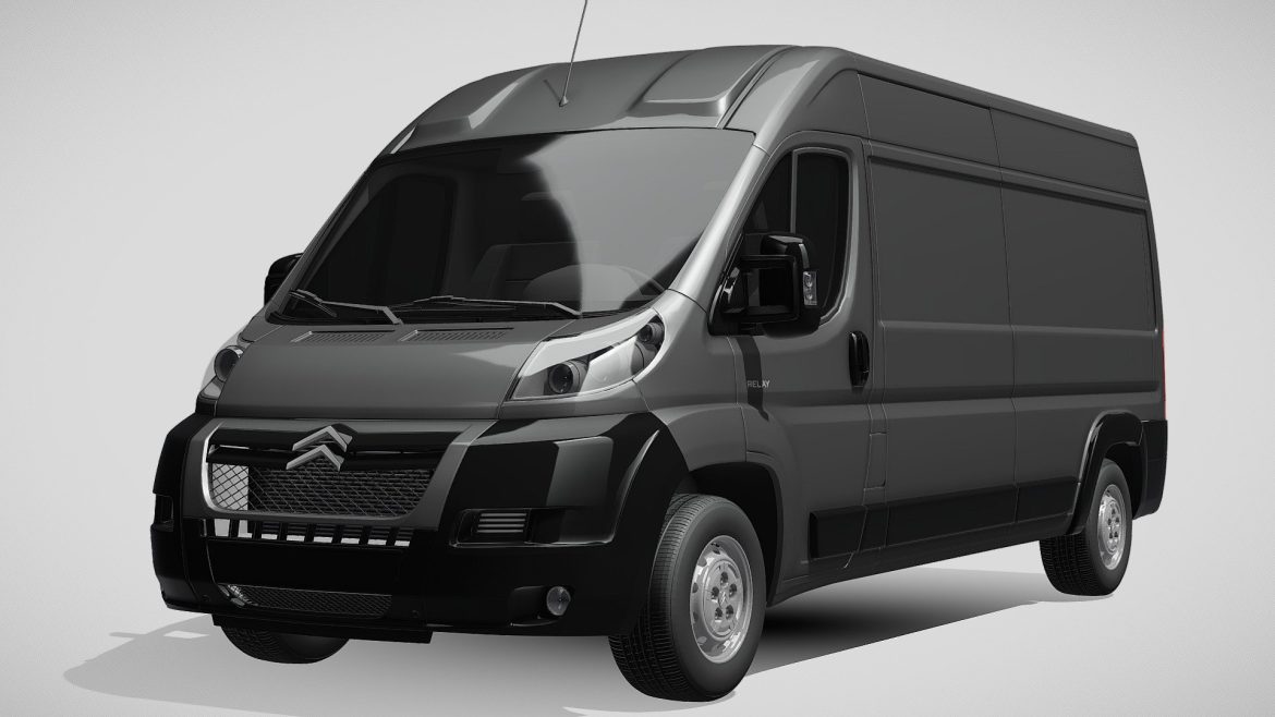 citroen relay van l3h3 2006 2014 3d model