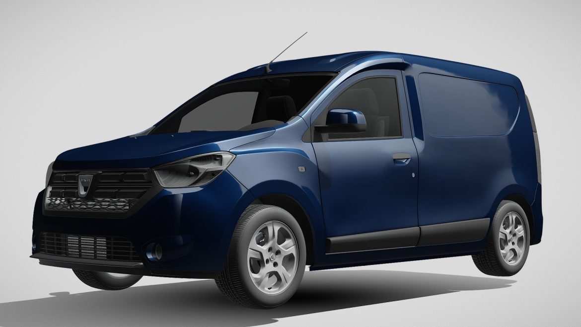 dacia dokker sd 2020 3d model