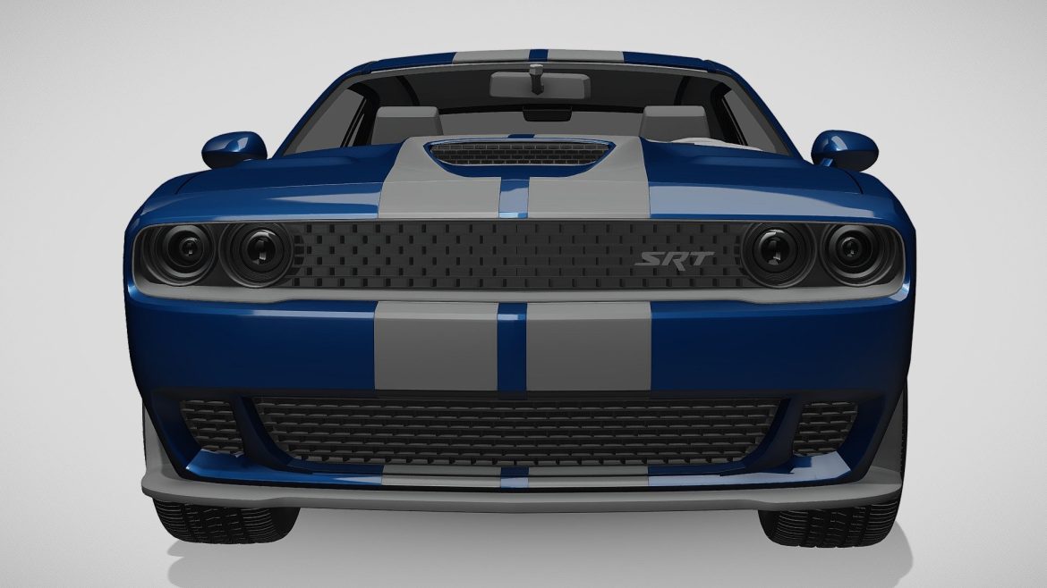 dodge challenger srt hellcat go mangoo 2017 3d model