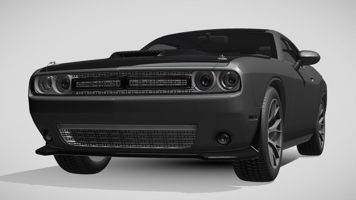 dodge challenger ta concept lc 2014 3d model