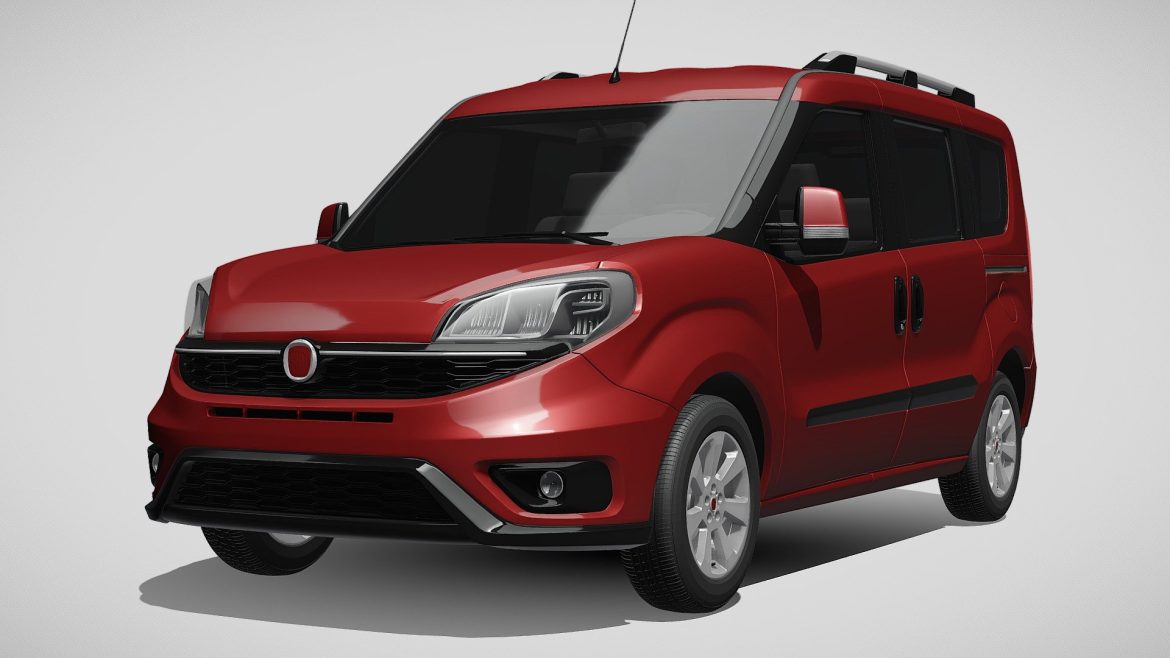 fiat doblo 152 2015 3d model