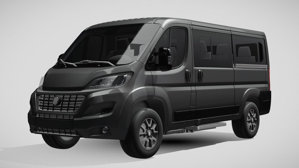 fiat ducato panorama l2h1 2014 3d model
