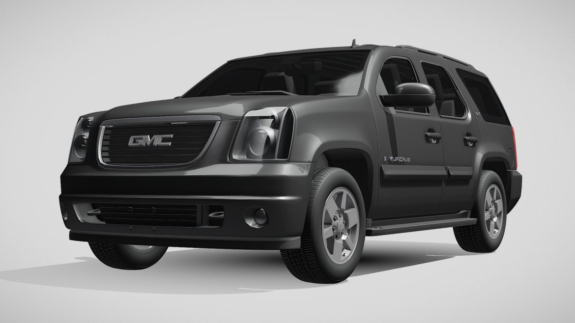 gmc yukon xfe 2009 3d model