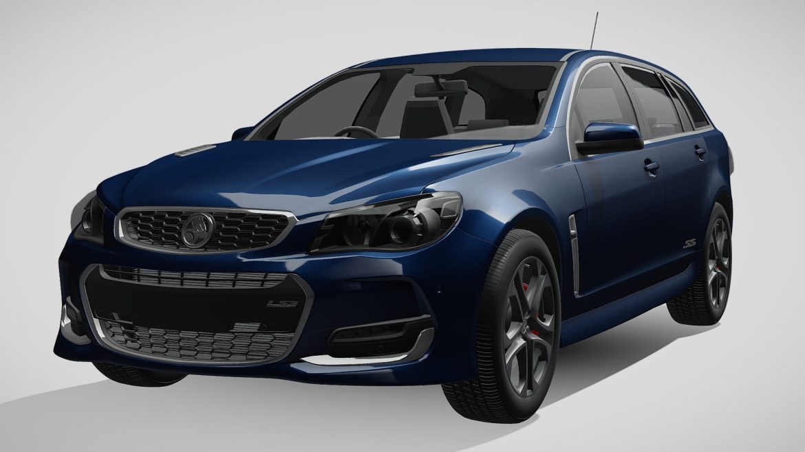 hoiden commodore s sportwagon vf series ii 2016 3d model