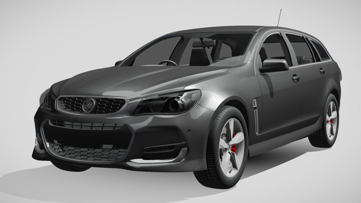 holden commodor sv6 sportwagonvf series ii 2016 3d model