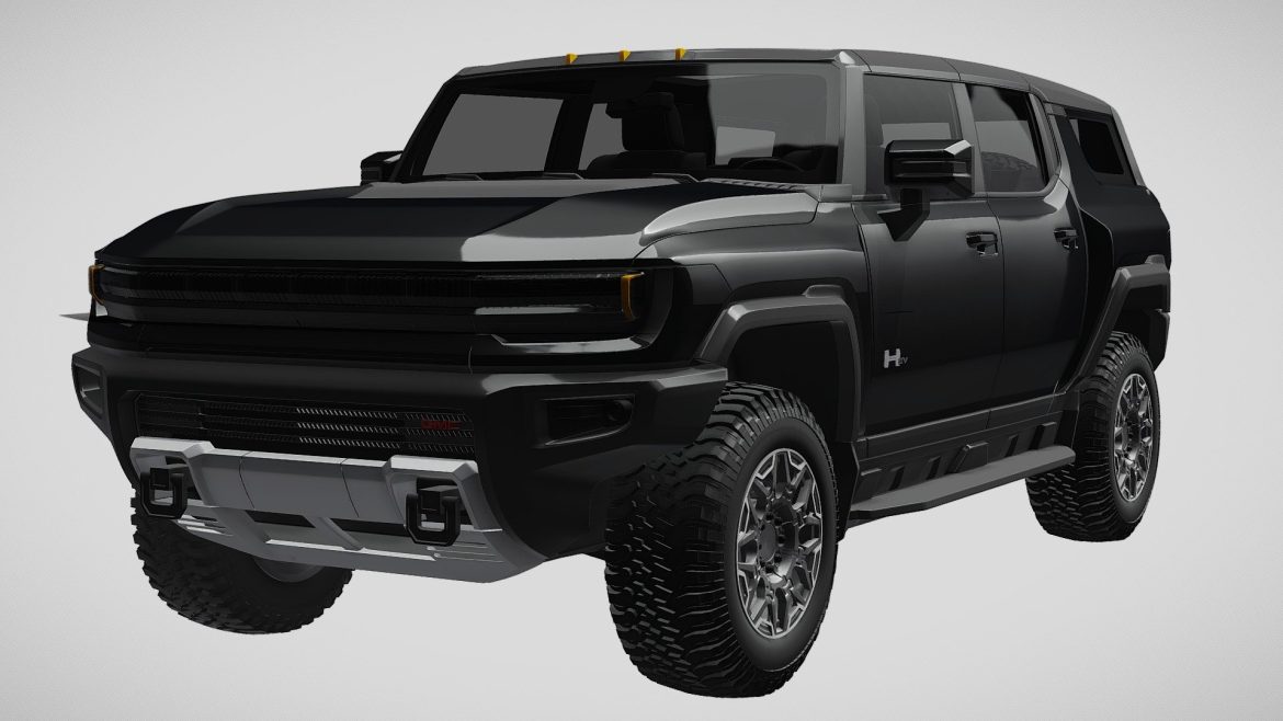 hummer ev gmc suv edition 1 2024 3d model