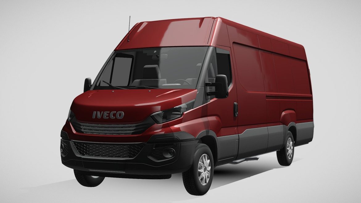 iveco daily l4h2 2017 3d model