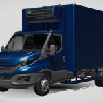 iveco dayli refrigerated rigid 2021 3d model