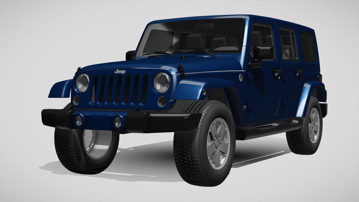 jeep unlimited altitude 2012 3d model