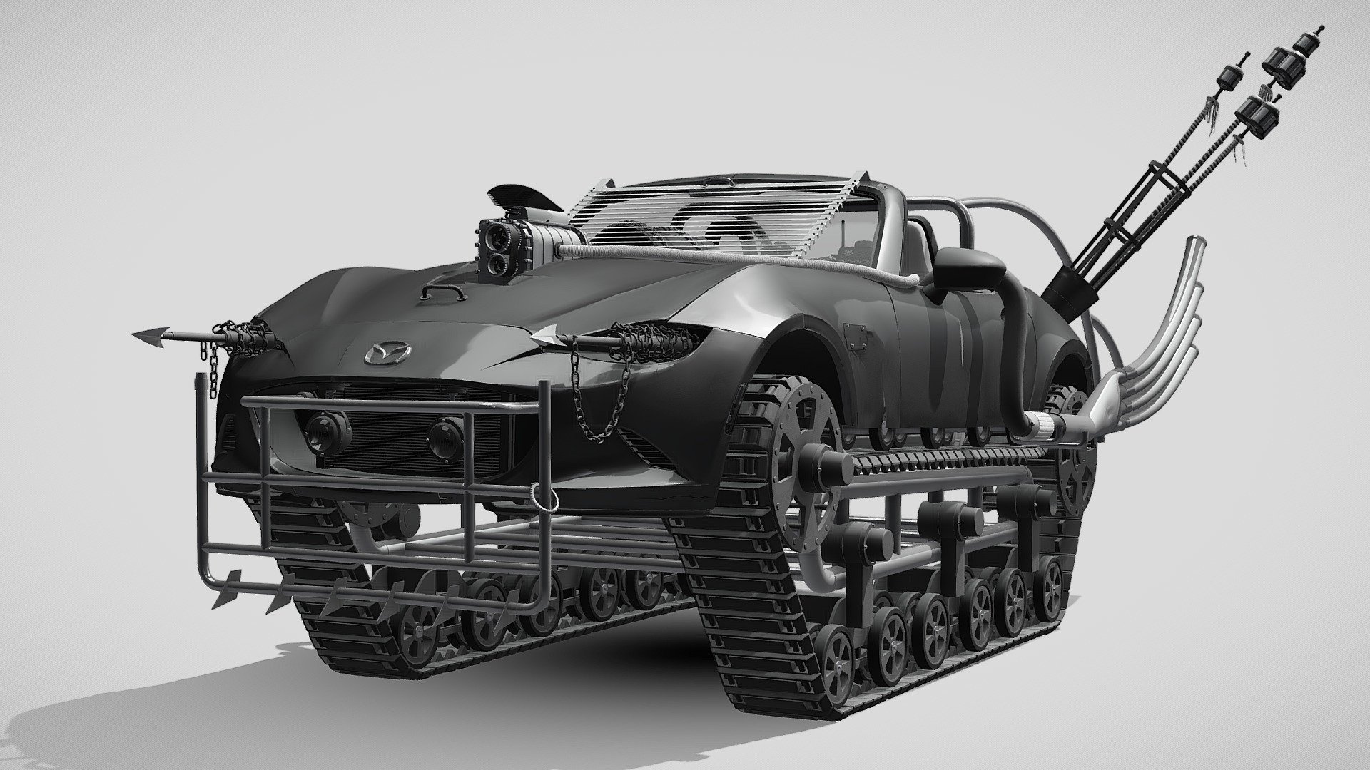 Mad Max Mazda MX 5 Maita Crusher