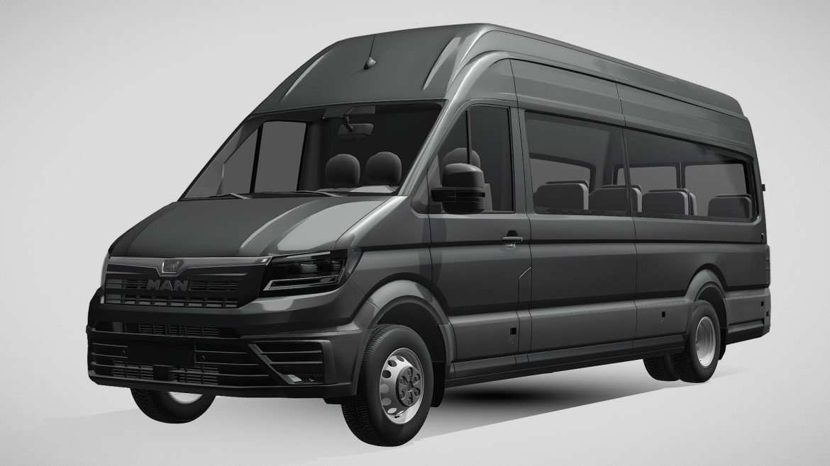 man tge l4h3 window van 2018 3d model