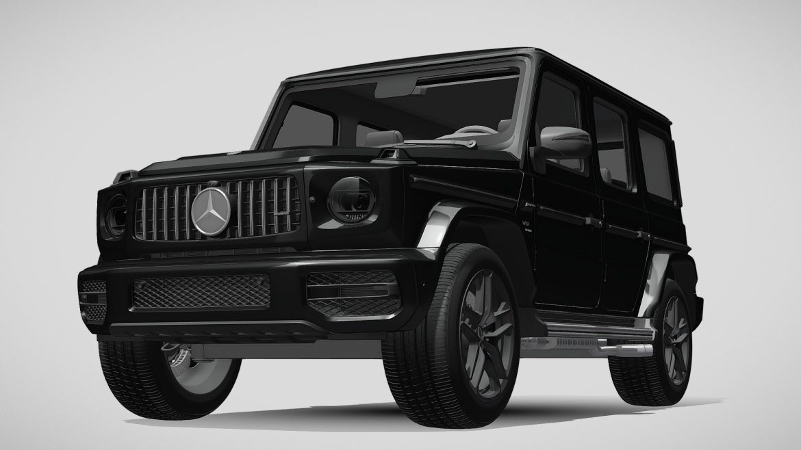 mercedes amg g 63 night packet w464 2018 3d model