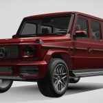 mercedes amg limousine g 63 w463 2018 3d model