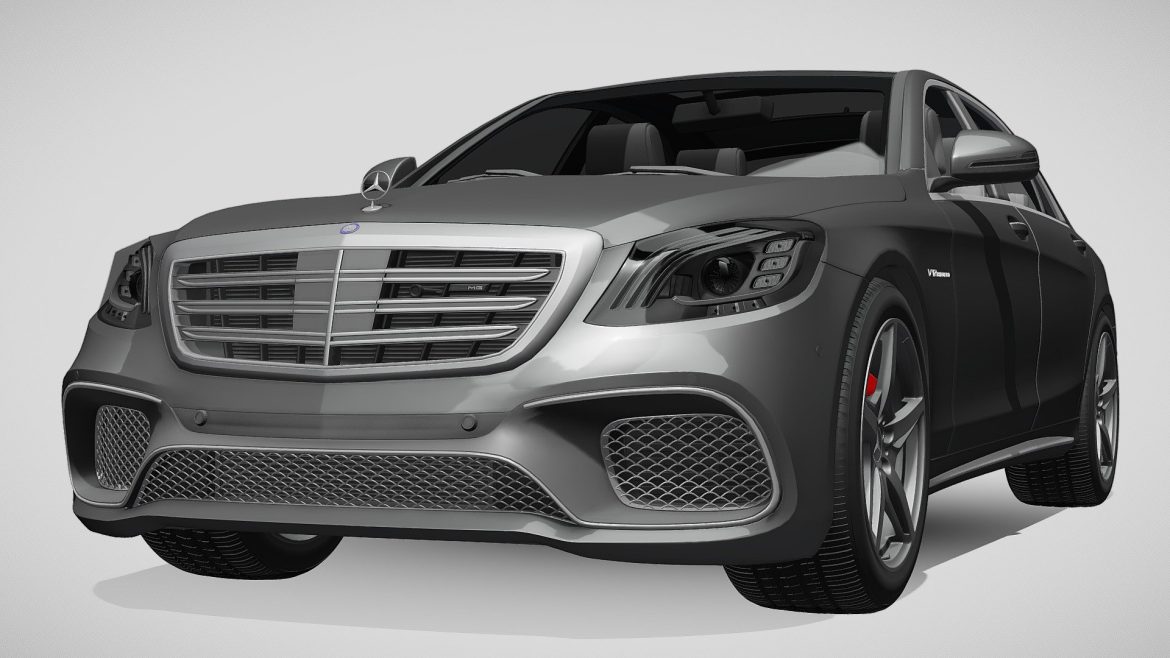 mercedes amg s 65 lang v222 2018 3d model