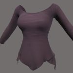 Boho Hem Female Top