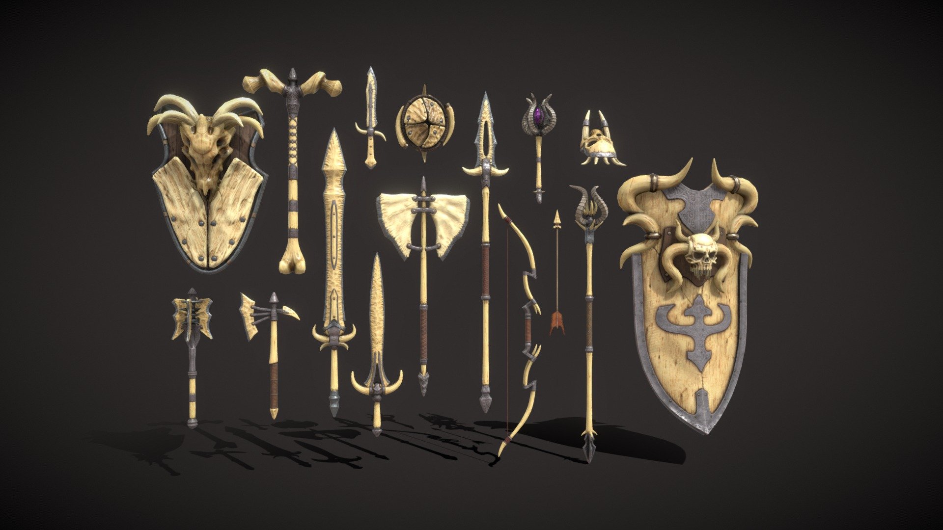 Fantasy Weapon Bone set
