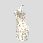 Female Floral Halter Neck Bodycon Mini Dress