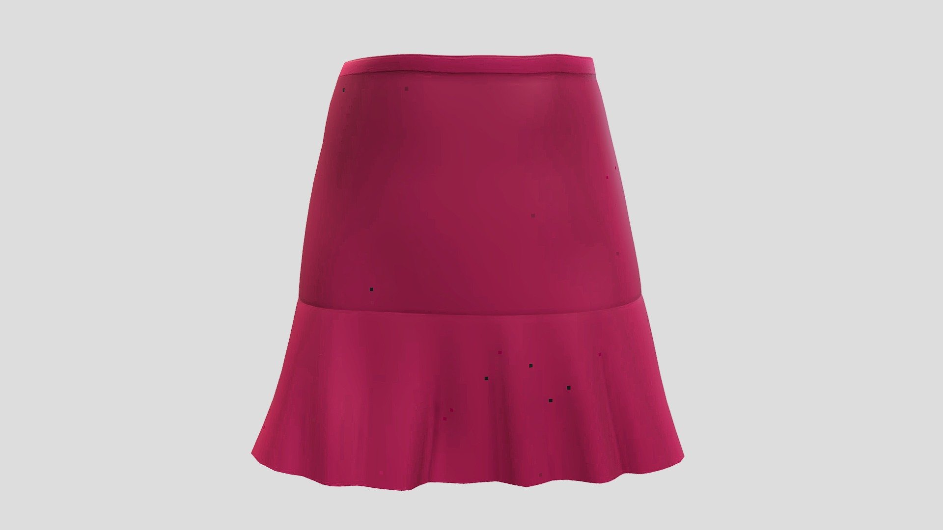 Female High Waist Flaring Mini Skater Skirt