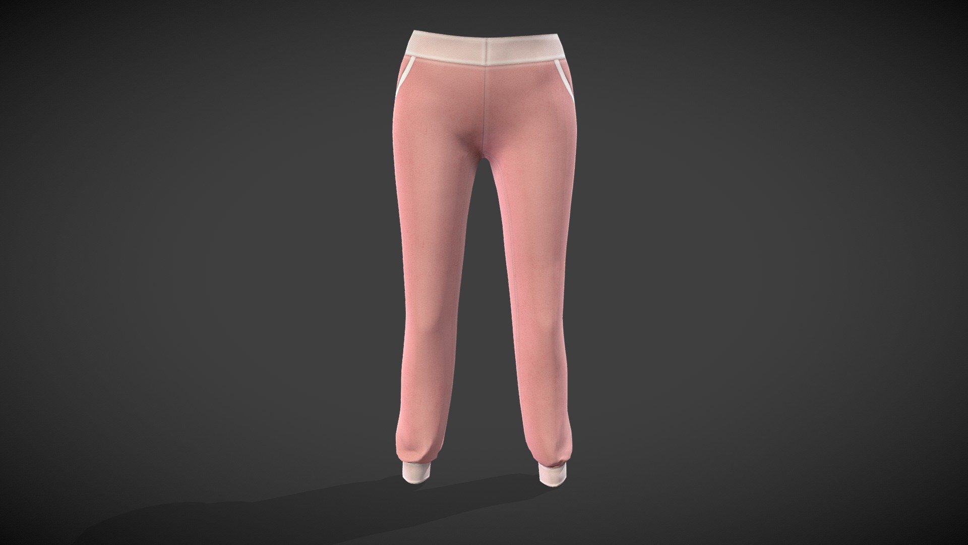 Female Peach Tracksuit Bottom