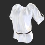 Female Shirt Dress With Waist Belt
