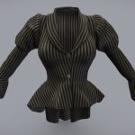 Female Steampunk Peplum Jacket