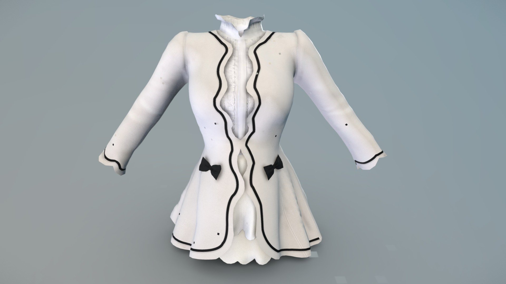 Female Vintage Jacket And Blouse